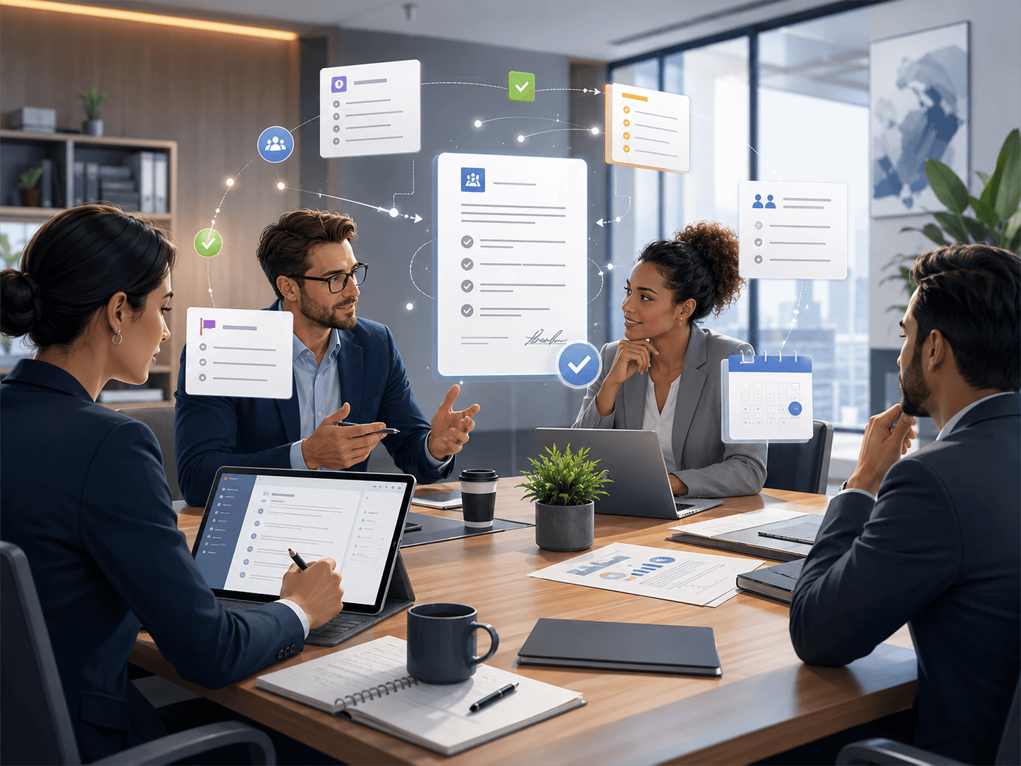 Minutes of meeting preparation support
