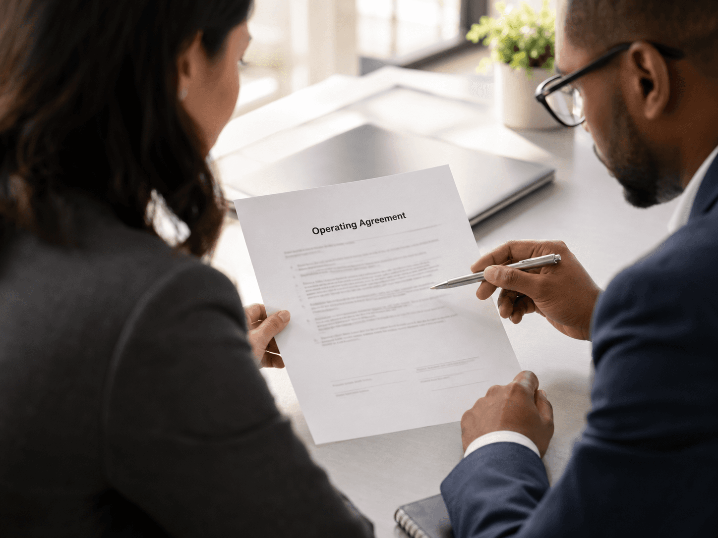 Operating Agreement Preparation review process